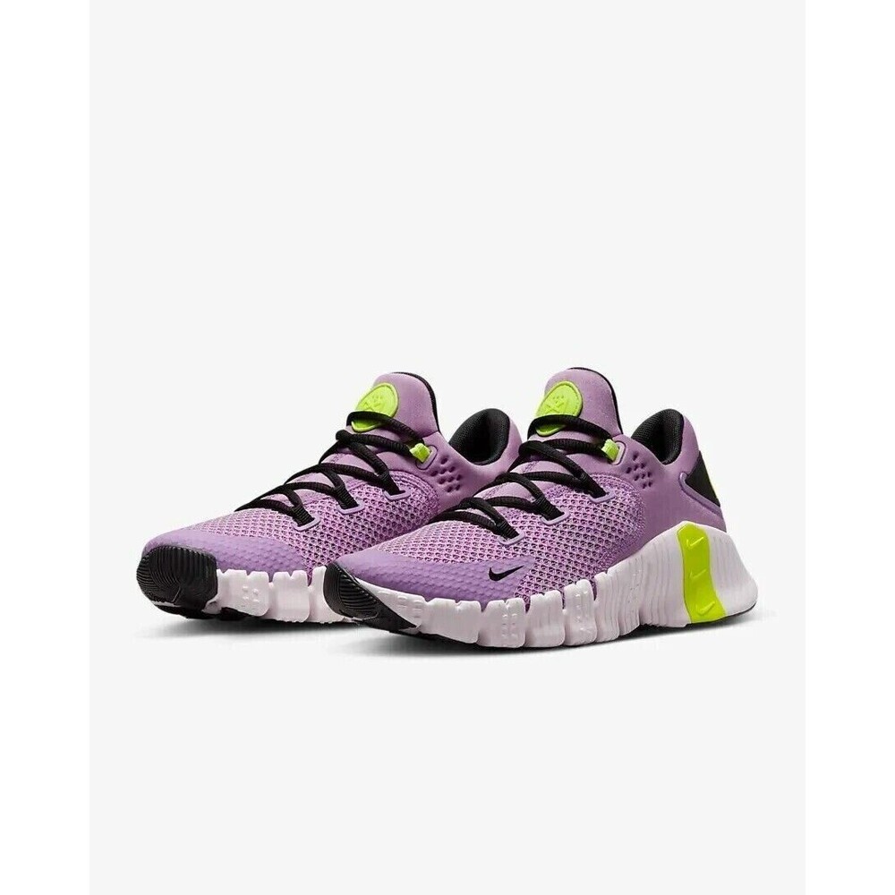 Nike Free Metcon 4 Fuchsia Volt Training Shoes CZ0596-501 Womens Size 6.5 New - Picture 5 of 6